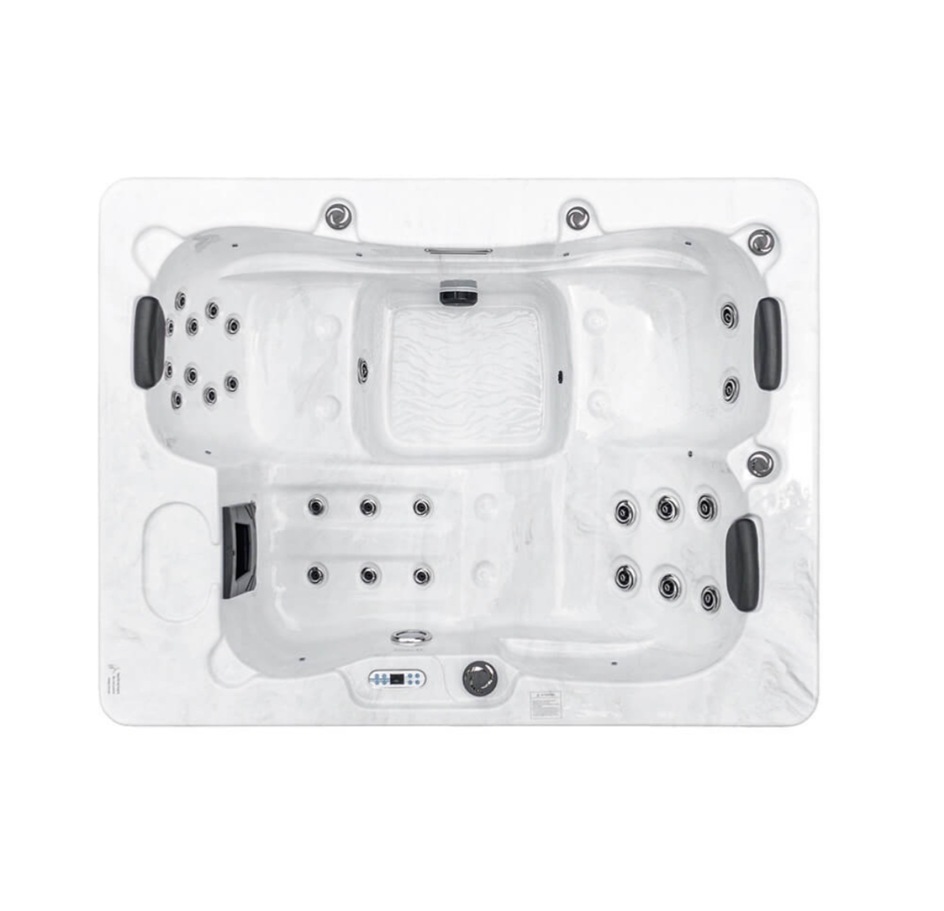 3 persoons jacuzzi wit inner spa marmer 3