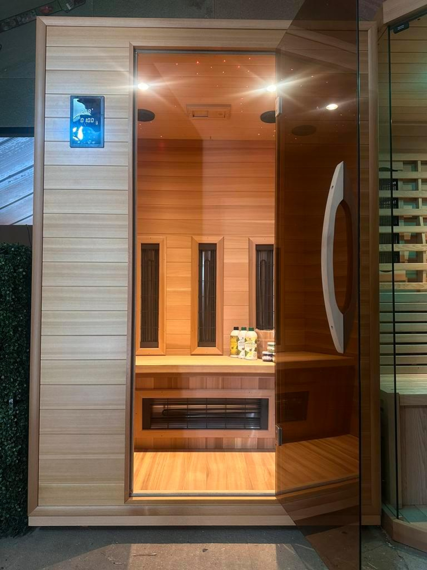 Combi (lange golf) Sauna Red Cedar | 130x110 | 3.5kW Vega | 5URMA